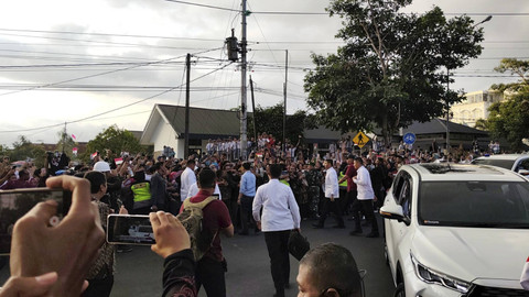 Wapres Gibran Rakabuming Raka tiba di Akmil Magelang, Kamis (24/10/2024). Foto: Arfiansyah Panji Purnandaru/kumparan