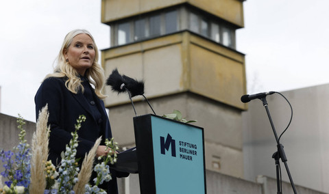 Putri Mahkota Norwegia Putri Mette-Marit. Foto: Odd Andersen/AFP
