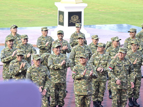 Suasana retreat Kabinet Merah Putih hari kedua di Akmil, Magelang, Jawa Tengah, Sabtu (26/10/2024). Foto: Rusman/Biro Pers Sekretariat Presiden