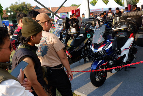 Suasana acara Honda Bikers Day 2024 di Klaten, Jawa Tengah (26/10/2024). Foto: Sena Pratama/kumparan