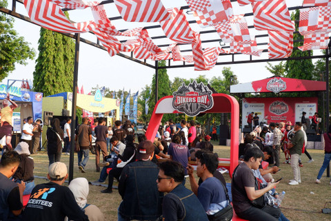 Suasana acara Honda Bikers Day 2024 di Klaten, Jawa Tengah (26/10/2024). Foto: Sena Pratama/kumparan