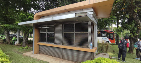 Pos polisi yang jadi lokasi penyanderaan. Foto: Rachmadi Rasyad/kumparan