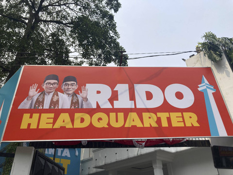 Cagub Jakarta Ridwan Kamil menghadiri acara peresmian RIDO Headquarter, Jakarta Pusat, Senin (28/10/2024). Foto: Alya Zahra/kumparan 