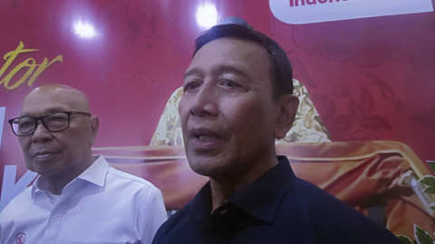 Penasihat Khusus Presiden Bidang Politik dan Keamanan, Wiranto/usai menghadiri peresmian Kantor Persatuan Becak Listrik Indonesia (PBLI) di Bali, Selasa, (29/10/2024). Foto: Denita BR Matondang/kumparan