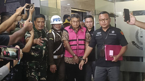 Direktur Pengembangan Bisnis pada PT PPI 2015-2016 tersangka kasus dugaan korupsi impor gula di tahan di Kejaksaan Negeri Jakarta Selatan, Selasa (29/10/2024). Foto: Thomas Bosco/kumparan