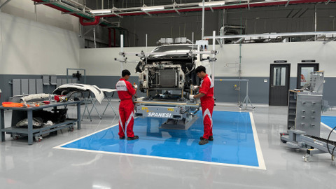 Training Center Mitsubishi di Cibitung, Bekasi, Jawa Barat. Foto: Aditya Pratama Niagara/kumparan