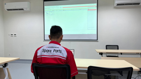 Training Center Mitsubishi di Cibitung, Bekasi, Jawa Barat. Foto: Aditya Pratama Niagara/kumparan