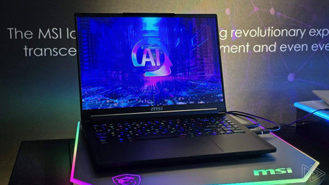 MSI Stealth A16 AI+ yang dukung oleh prosesor AMD Ryzen™ AI 9 365 dengan 10 cores dan 20 threads. Foto: dok. AMD