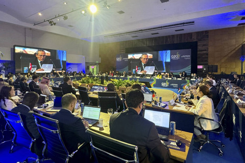 Wakil Ketua KPK Alexander Marwata menyampaikan paparannya saat menghadiri forum G20 Anti-Corruption Working Group (ACWG), di Natal, Brasil, Kamis (24/10/2024). Foto: Dok. KPK