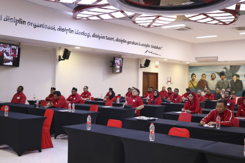 Suasana proses pendalaman kepribadian melalui psikotes yang dilakukan terhadap seluruh anggota Fraksi PDI Perjuangan DPR  RI. Foto: Dok. PDIP