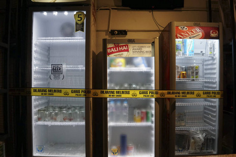 Kepolisian dari tingkat polres hingga Polda DIY merazia minuman keras (miras).  Foto: Dok. Istimewa