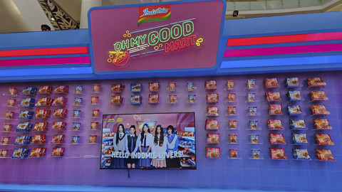 Peluncuran Korean Ramyeon Series dan pengumuman NewJeans sebagai global brand ambassador Indomie terbaru (31/10/24). Foto: Azalia Amadea/kumparan 