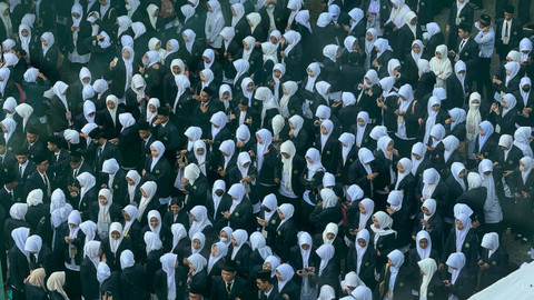 Mahasiswa UNISA Yogyakarta. Foto: Arif UT/Pandangan Jogja