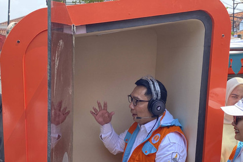 Penampakan mobil curhat Ridwan Kamil-Suswono di Graha Wiranesia, Cilandak, Jakarta Selatan pada Minggu (2/11/2024). Foto: Abid Raihan/kumparan