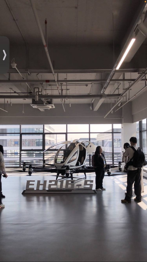 Taxi tanpa pilot E-Hang 216. Foto: Andreas Ricky Febrian/kumparan