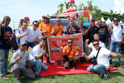 Meriah suasan acara Daihatsu Kumpul Sahabat Balikpapan 2024. Foto: Sena Pratama/kumparan