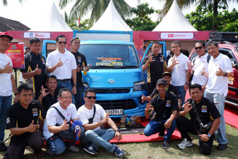 Meriah suasan acara Daihatsu Kumpul Sahabat Balikpapan 2024. Foto: Sena Pratama/kumparan