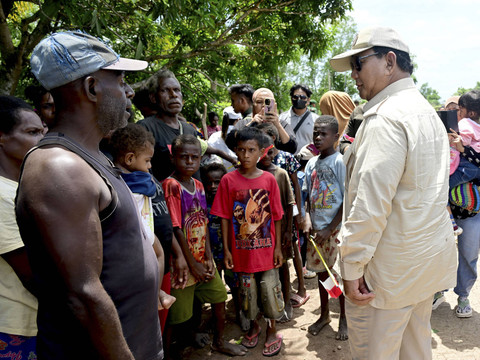 Presiden Prabowo Subianto melakukan kunjungan kerja ke Merauke, Papua, Minggu (3/11/2024). Foto: Rusman/Biro Pers Sekretariat Presiden
