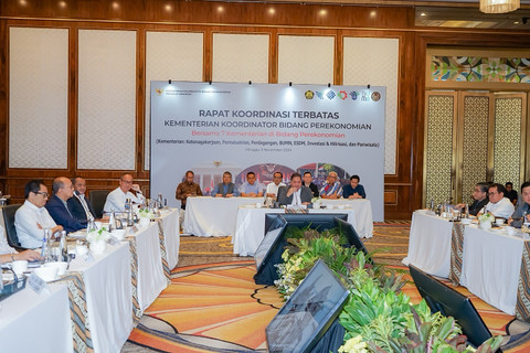 Rapat Koordinasi Terbatas Kementerian Koordinator Bidang Perekonomian di Jakarta, Minggu (3/11/2024). Foto: Dok. Kemenperin