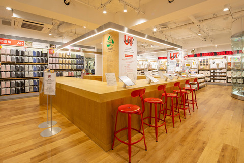 Area UTme! di lantai 2 Uniqlo Shinjuku Honten. Foto: dok. Uniqlo