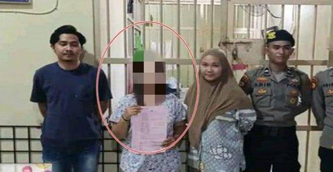 Pelaku saat diamankan Polres Lubuklinggau, Foto : Dok, Polres Lubuklinggau