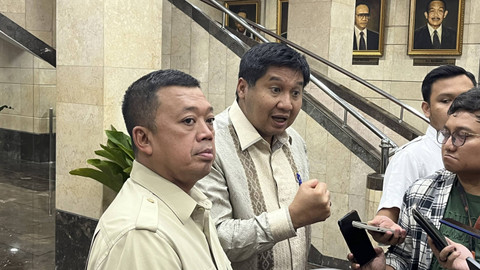 Menteri Perumahan dan Kawasan Pemukiman Maruarar Sirait menemui Menteri ATR/Kepala BPN Nusron Wahid, Selasa (5/11/2024). Foto: Fariza Rizky Ananda/kumparan