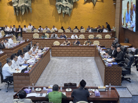 Rapat Kementerian Perhubungan (Kemenhub) bersama Komisi V di Gedung DPR RI, Jakarta Pusat pada Rabu (6/11/2024). Foto: Argya D. Maheswara/kumparan 