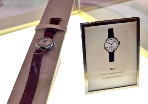 Tampilan jam lawas Seiko dari tahun 1924. Foto: kumparan/Hutri Dirga