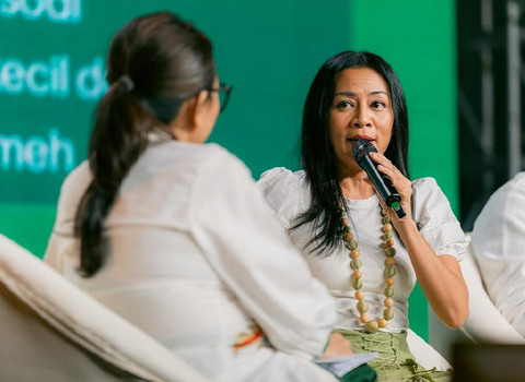 Dewi Lestari di Universitas Pendidikan Indonesia. Foto: Istimewa. 