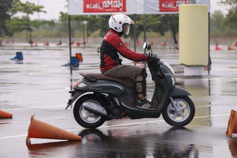 First ride Honda Scoopy terbaru. Foto: Dok. AHM 