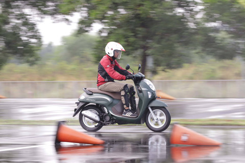 First ride Honda Scoopy terbaru. Foto: Dok. AHM 