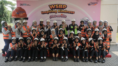WSBP Inspiring Kindness: Girls on Site, salah satu program PT Waskita Beton Precast Tbk (WSBP) Foto: Dok. WSBP