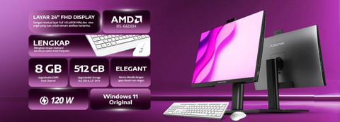 All-In-One PC FORCEONE Terbaru dari ADVAN Pakai Processor Gaming Ryzen 5 6600H (1)