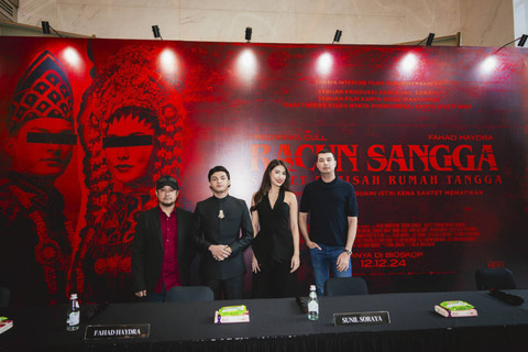 Pemain, sutradara, dan produser film Racun Sangga. Foto: Dok. Istimewa