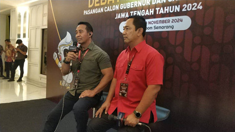 Paslon nomor urut 01 Andika Perkasa dan Hendrar Prihadi, Minggu (10/11/2024). Foto: Dok. Istimewa