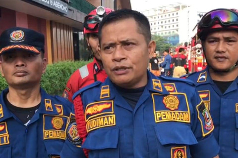Komandan Kompi C Disdamkarmat Kota Bekasi, Yudiman. Foto: Dok. Istimewa