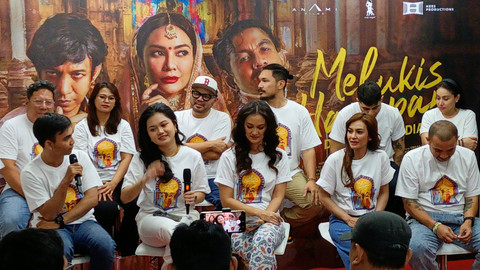 Konferensi Pers Film Melukis Harapan di Langit India. Foto: Aprilandika Pratama/kumparan
