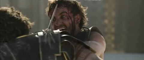 Adegan dalam film Gladiator II. Foto: YouTube Paramount Pictures
