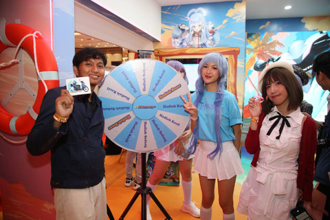 Foto pengunjung Booth AHM di ICC 2024. Foto: dok. AHM