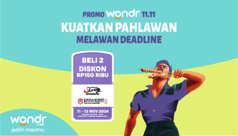 wondr by BNI menghadirkan promo diskon Rp150.000 untuk pembelian 2 paket di Shaburi & Kintan pada momen 11.11. Foto: Dok. BNI