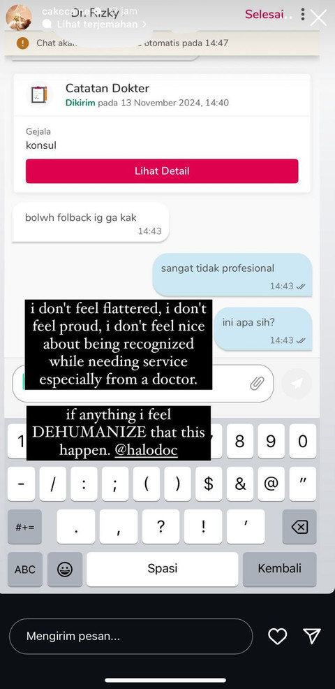 IG Story Nadin Amizah