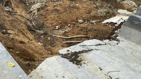 Kondisi area Ponpes Darussyifa Al-Fithroh Yaspida Sukabumi yang longsor, Kamis (14/11/2024). Foto: Dok. Sukabumi Update