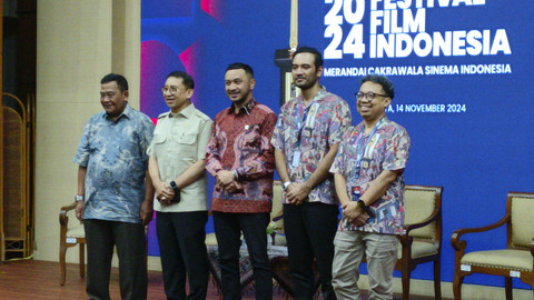 Konferensi Pers Festival Film Indonesia 2024. Foto: Aprilandika Pratama/kumparan