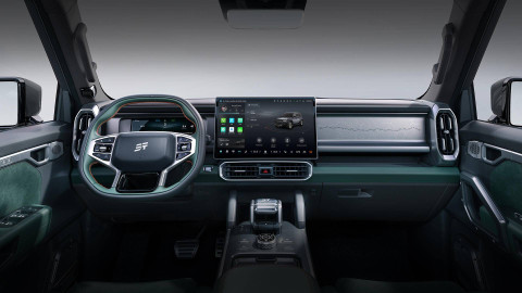 Tampilan interior SUV offroad Jetour T2. Foto: Jetour