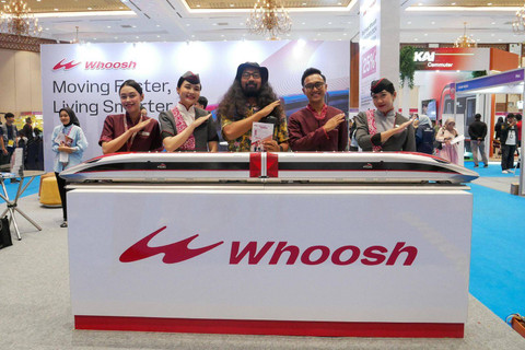 KCIC hadir di dalam KAI Expo 2024 yang berlangsung di Assembly Hall, Jakarta Convention Center, Sabtu (16/11/2024). Foto: KCIC