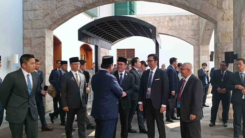 Presiden Republik Indonesia Prabowo Subianto di Swissotel Lima, Peru, Sabtu (16/11). Foto: Zamachsyari/kumparan