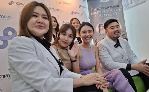 Amanda Manopo dan Ayu Ting Ting Perawatan Kecantikan. Foto: Istimewa
