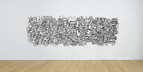 Karya Jean Dubuffet, Parade Nuptiale. Foto: Gladstone Gallery