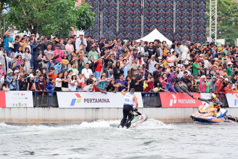 Event olahraga air berskala dunia, Aquabike Jetski World Championship berlangsung di Danau Toba selama 13-17 November 2024. Foto: InJourney