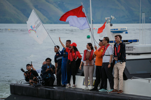 Event olahraga air berskala dunia, Aquabike Jetski World Championship berlangsung di Danau Toba selama 13-17 November 2024. Foto: InJourney